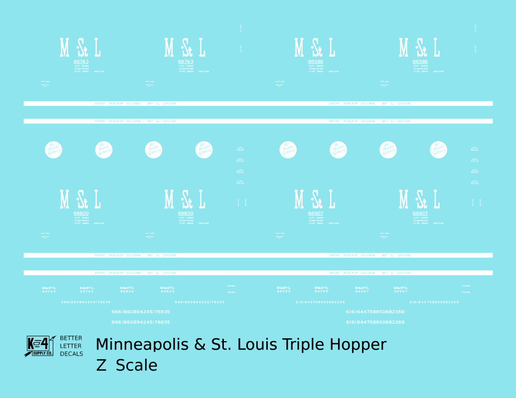 Minneapolis and St Louis Three Bay Hopper MSTL