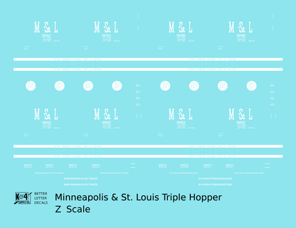 Minneapolis and St Louis Three Bay Hopper MSTL