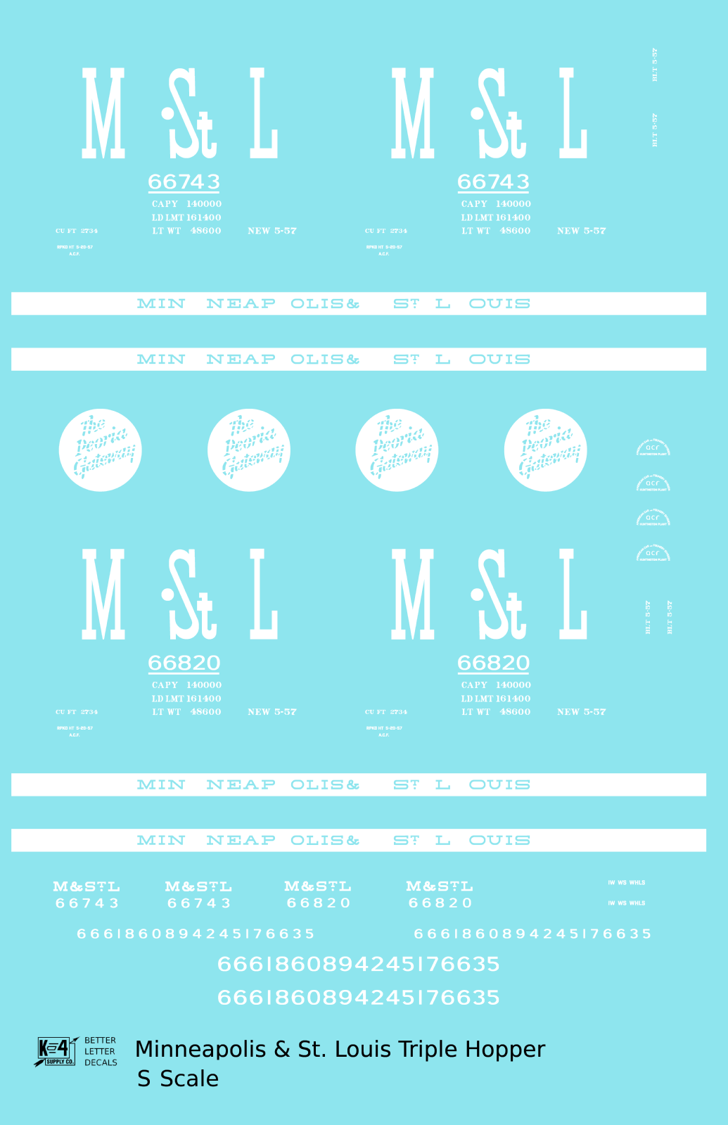 Minneapolis and St Louis Three Bay Hopper MSTL
