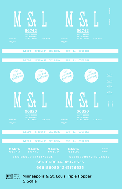 Minneapolis and St Louis Three Bay Hopper MSTL