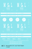 Minneapolis and St Louis Three Bay Hopper MSTL