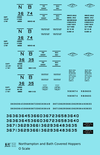 Northampton and Bath Covered Hopper Black
