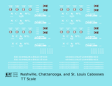 Nashville, Chattanooga and St Louis Caboose White NC&StL