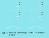 Nashville, Chattanooga and St Louis Caboose White NC&StL
