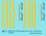 Ncstl Diesel Locomotive Yellow For Tuscan Locomotives