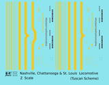 Ncstl Diesel Locomotive Yellow For Tuscan Locomotives