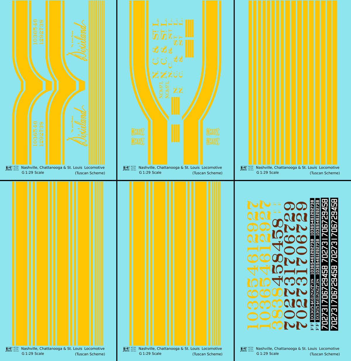 Ncstl Diesel Locomotive Yellow For Tuscan Locomotives
