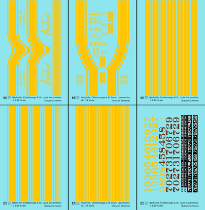 Ncstl Diesel Locomotive Yellow For Tuscan Locomotives