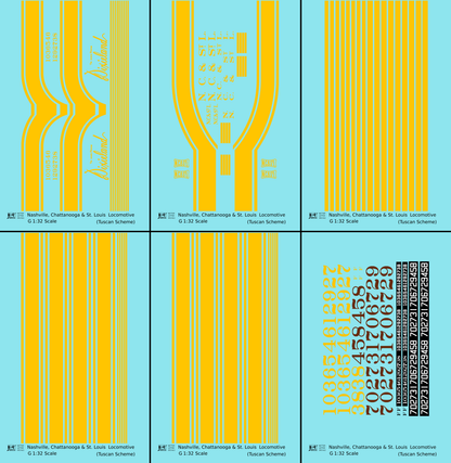 Ncstl Diesel Locomotive Yellow For Tuscan Locomotives