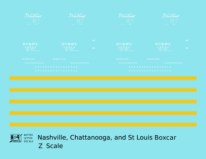Nashville, Chattanooga & St Louis 40 Ft Boxcar NC&StL