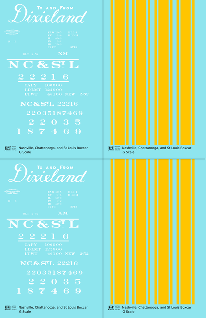 Nashville, Chattanooga & St Louis 40 Ft Boxcar NC&StL