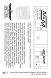 Nacionales De Mexico 50 Ft Boxcar White N De M Unir Servir