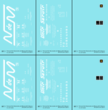 Nacionales De Mexico 50 Ft Boxcar White N De M Unir Servir