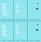 Nacionales De Mexico 50 Ft Boxcar White N De M Unir Servir