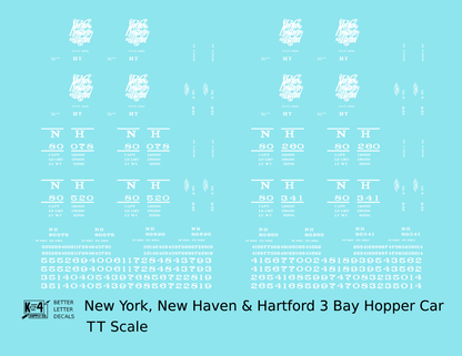 New Haven Triple Hopper White Script Logo