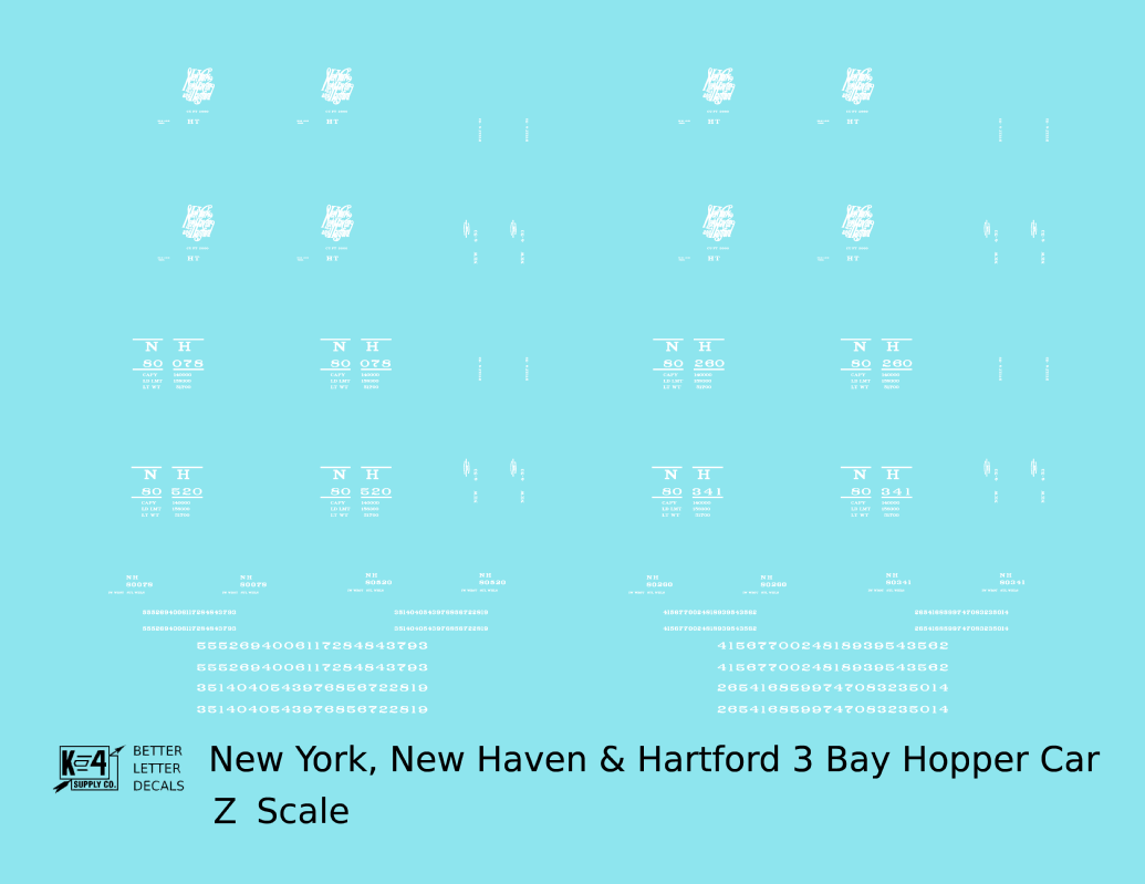 New Haven Triple Hopper White Script Logo