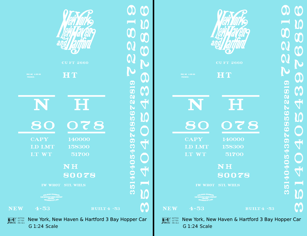 New Haven Triple Hopper White Script Logo