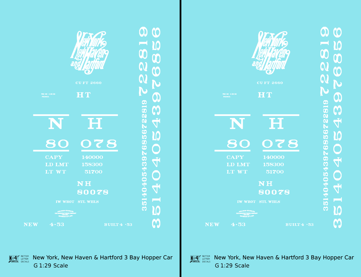 New Haven Triple Hopper White Script Logo
