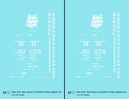 New Haven Triple Hopper White Script Logo