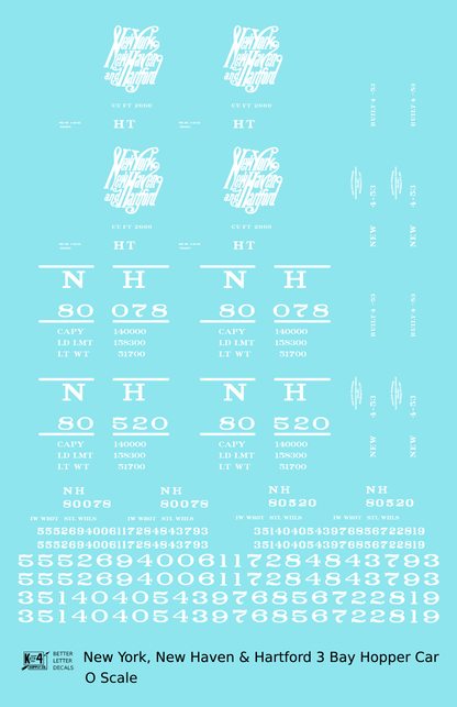 New Haven Triple Hopper White Script Logo