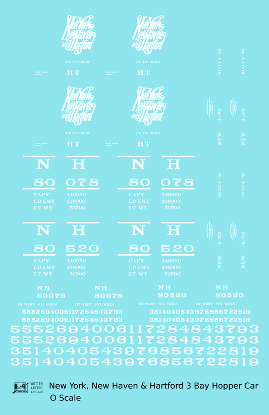 New Haven Triple Hopper White Script Logo