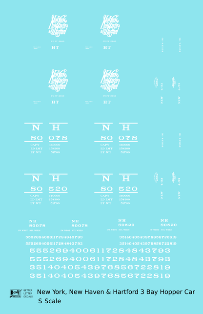 New Haven Triple Hopper White Script Logo