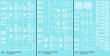 New York, New Haven, and Hartford Ribbed Twin Hopper White HM HM1 HM2 Classes - Decal - Choose Scale