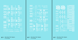 New York, New Haven, and Hartford Ribbed Twin Hopper White HM HM1 HM2 Classes - Decal - Choose Scale