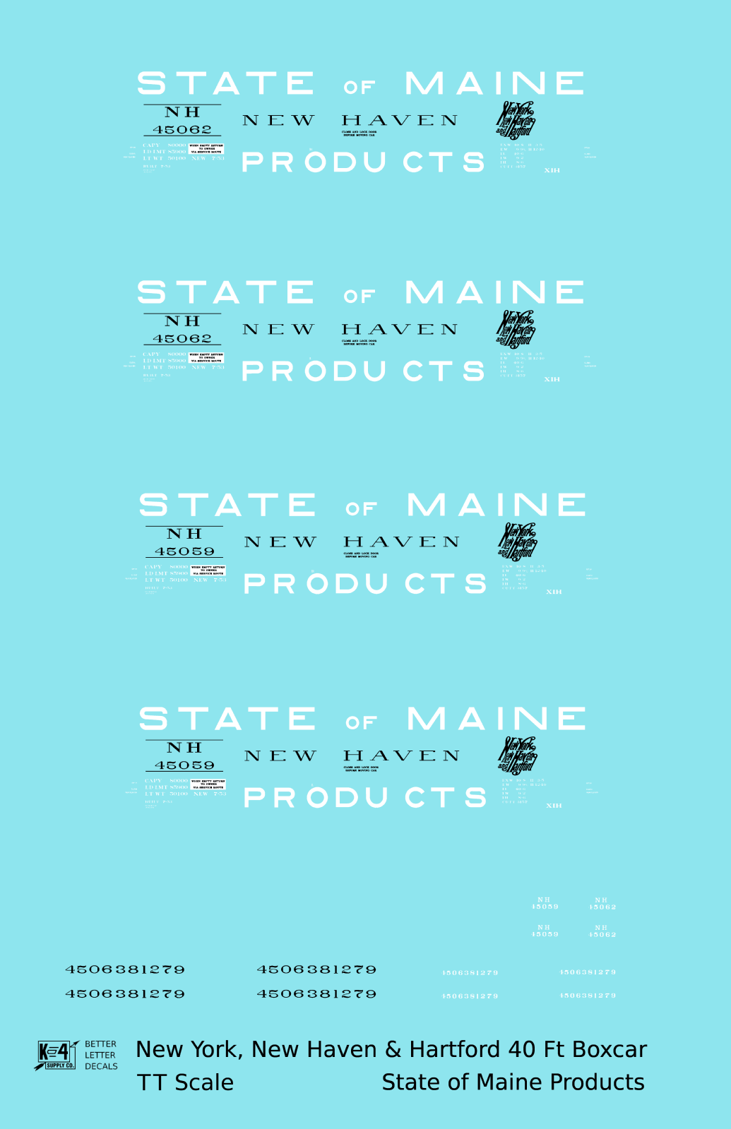 New Haven 40 Ft Insulated Boxcar State Of Maine Products