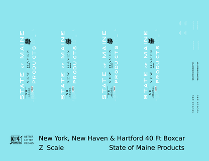 New Haven 40 Ft Insulated Boxcar State Of Maine Products