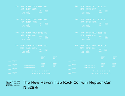 New Haven Trap Rock Co. Ribbed Twin Hopper White