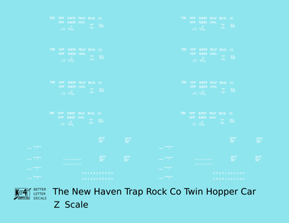 New Haven Trap Rock Co. Ribbed Twin Hopper White