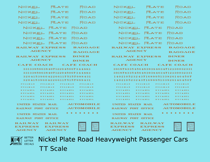 Nickel Plate Road Heavyweight Passenger Car Bronze Gold