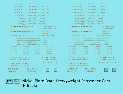 Nickel Plate Road Heavyweight Passenger Car Bronze Gold