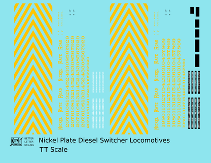 Nickel Plate Road Diesel Switcher Yellow