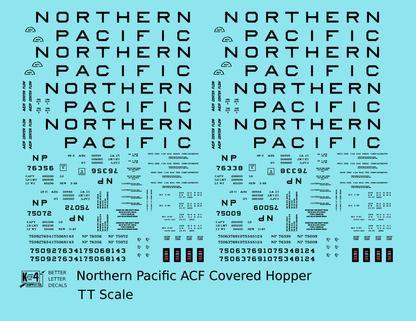 Northern Pacific ACF Covered Hopper Black