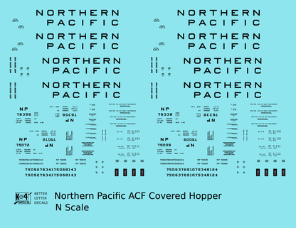 Northern Pacific ACF Covered Hopper Black