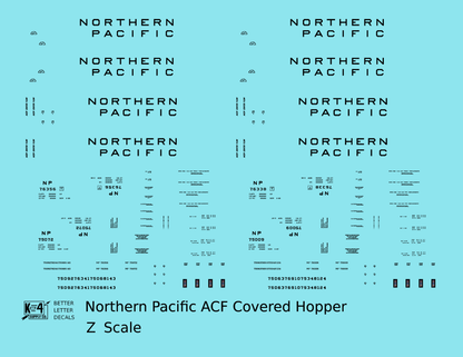 Northern Pacific ACF Covered Hopper Black