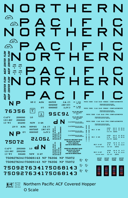 Northern Pacific ACF Covered Hopper Black
