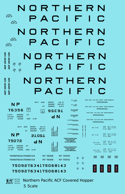 Northern Pacific ACF Covered Hopper Black