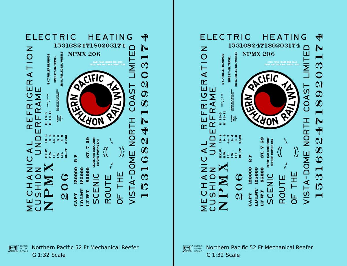 Northern Pacific Mechanical Reefer Black