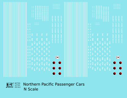 Northern Pacific Passenger Car White