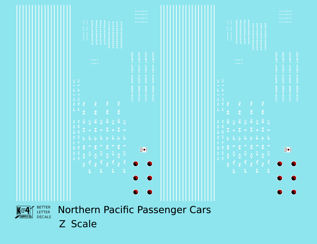 Northern Pacific Passenger Car White