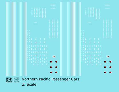 Northern Pacific Passenger Car White