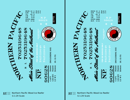 Northern Pacific Wood Ice Reefer Black