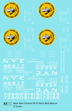 New York Central 50 Ft Boxcar Yellow, Black and White Early Bird