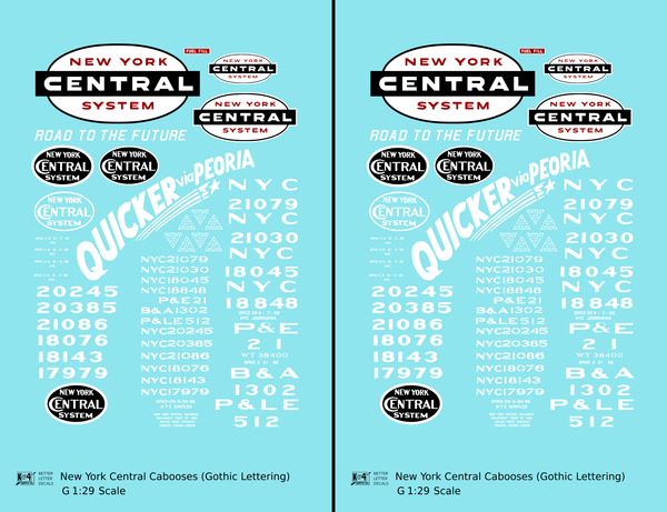 K4 O Scale Decals – New York, New Haven, And Hartford Caboose – Black & White Water Slide (K4-NHC-48)