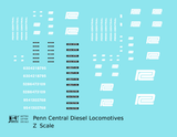 Penn Central PC Diesel Locomotive White