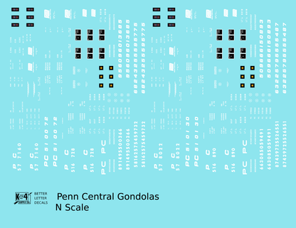 Penn Central Gondola White