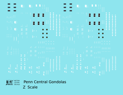 Penn Central Gondola White